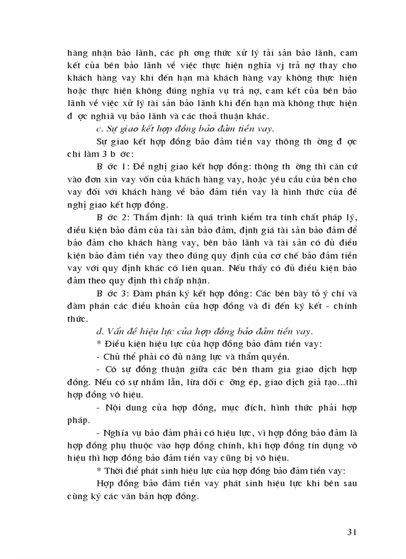 image for page Một số giải pháp kiến nghị nhằm hoàn thiện chế độ pháp lý về cho vay có bảo đảm bằng tài sản trong hoạt động tín dụng Ngân hàng tại chi nhánh Ngân hà