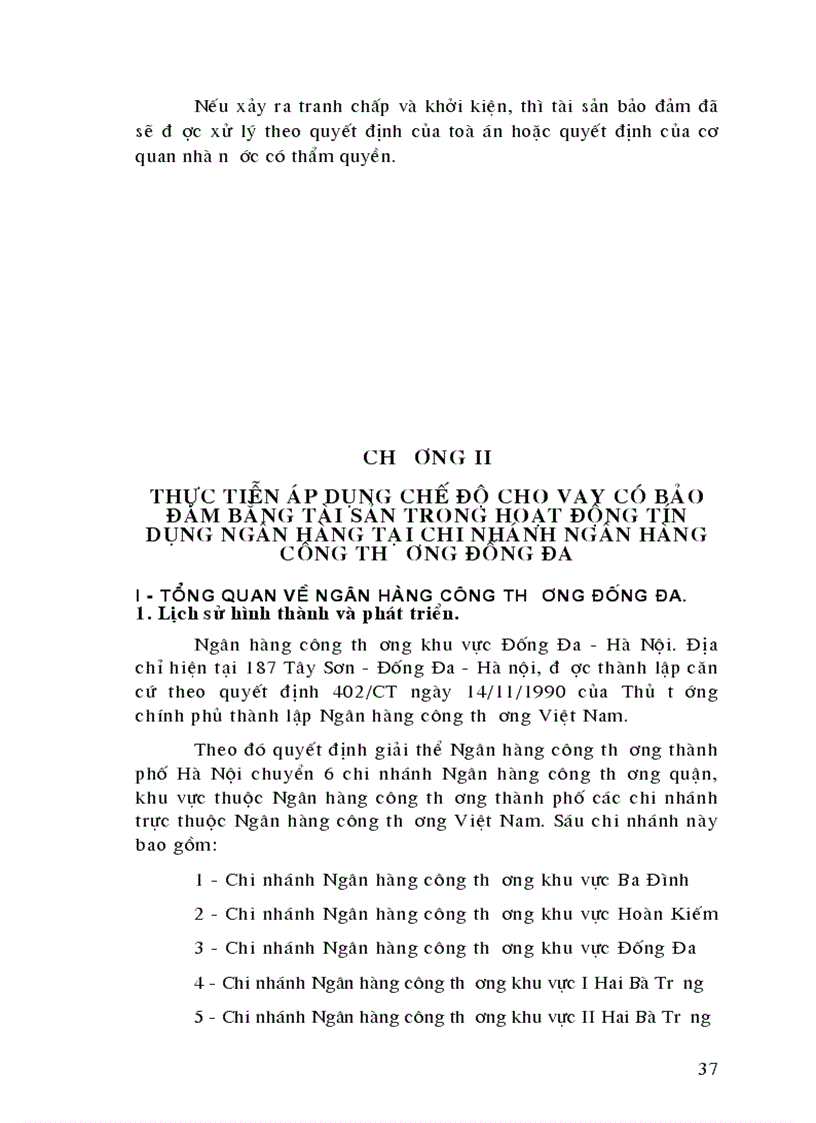 image for page Một số giải pháp kiến nghị nhằm hoàn thiện chế độ pháp lý về cho vay có bảo đảm bằng tài sản trong hoạt động tín dụng Ngân hàng tại chi nhánh Ngân hà