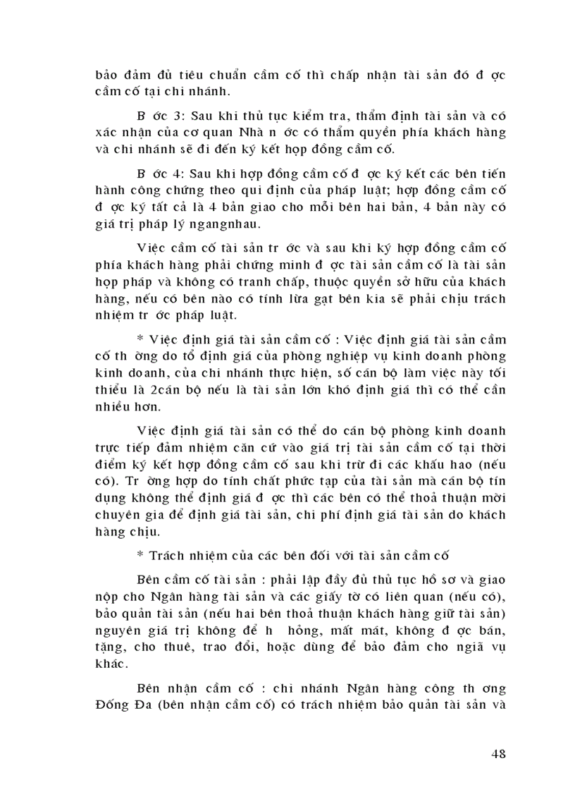 image for page Một số giải pháp kiến nghị nhằm hoàn thiện chế độ pháp lý về cho vay có bảo đảm bằng tài sản trong hoạt động tín dụng Ngân hàng tại chi nhánh Ngân hà