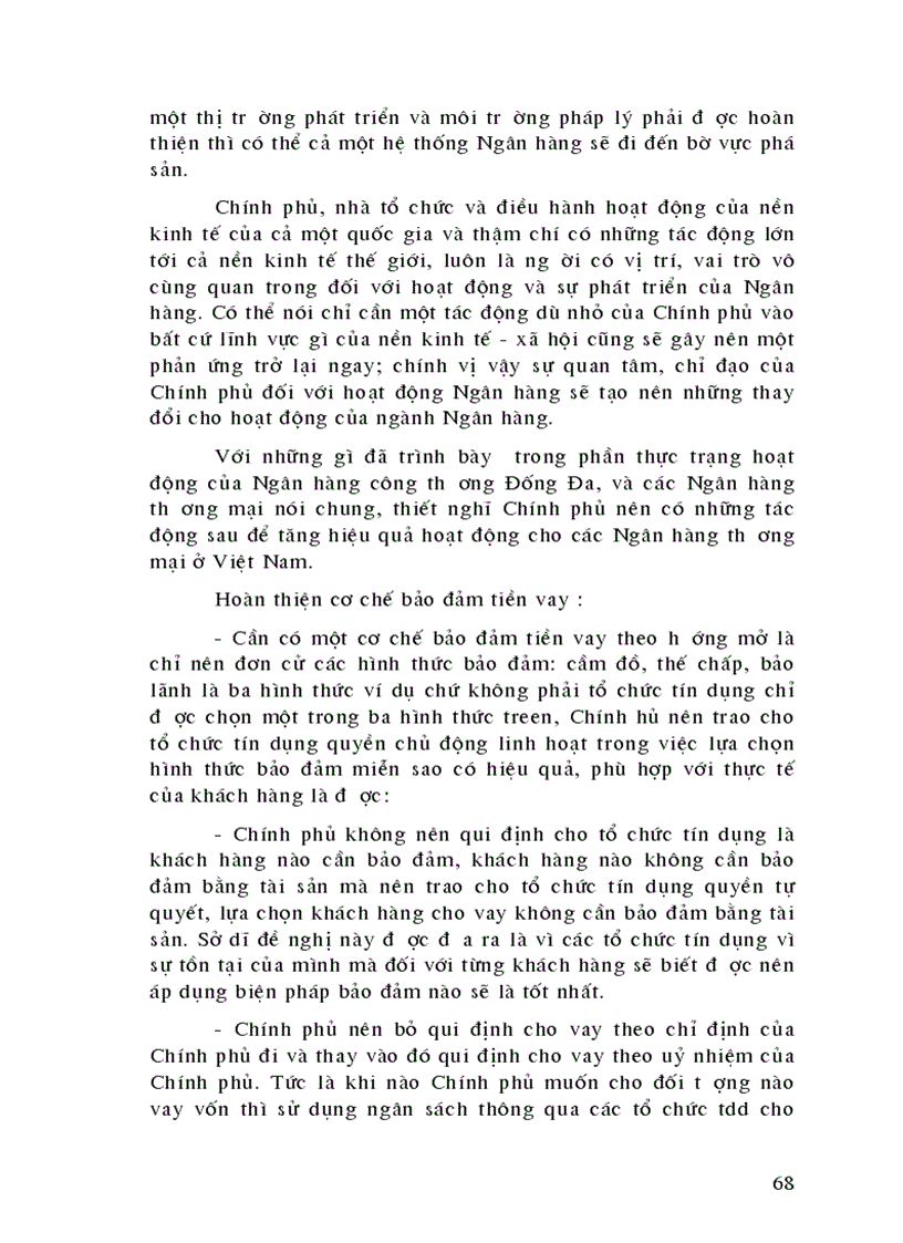 image for page Một số giải pháp kiến nghị nhằm hoàn thiện chế độ pháp lý về cho vay có bảo đảm bằng tài sản trong hoạt động tín dụng Ngân hàng tại chi nhánh Ngân hà