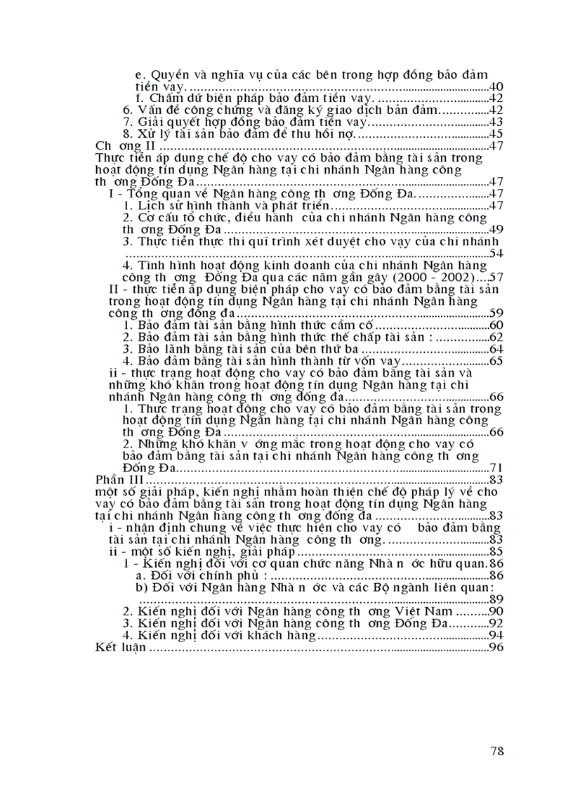 image for page Một số giải pháp kiến nghị nhằm hoàn thiện chế độ pháp lý về cho vay có bảo đảm bằng tài sản trong hoạt động tín dụng Ngân hàng tại chi nhánh Ngân hà