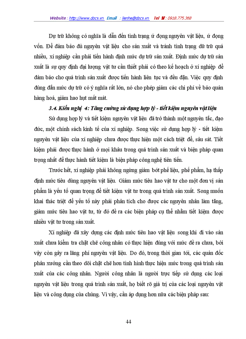 image for page Một số phương hướng và biện pháp cơ bản nhằm tăng cường công tác quản lý nguyên vật liệu trong doanh nghiệp
