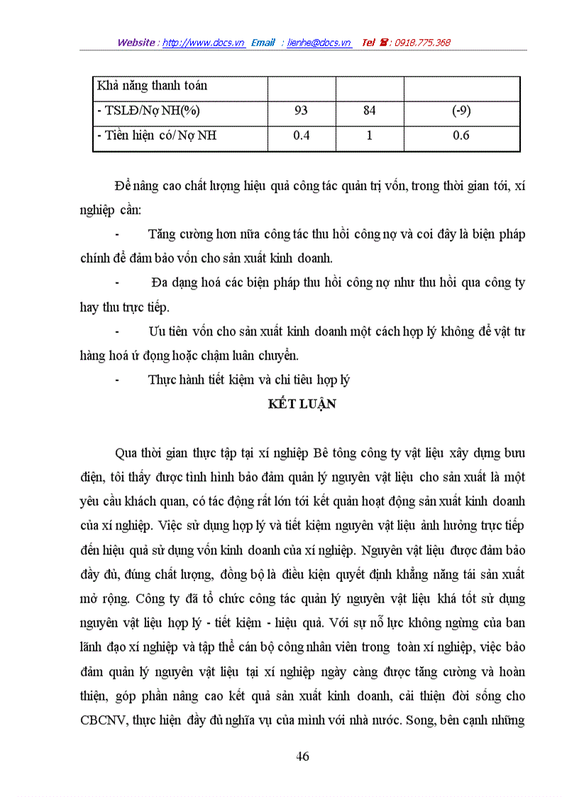 image for page Một số phương hướng và biện pháp cơ bản nhằm tăng cường công tác quản lý nguyên vật liệu trong doanh nghiệp