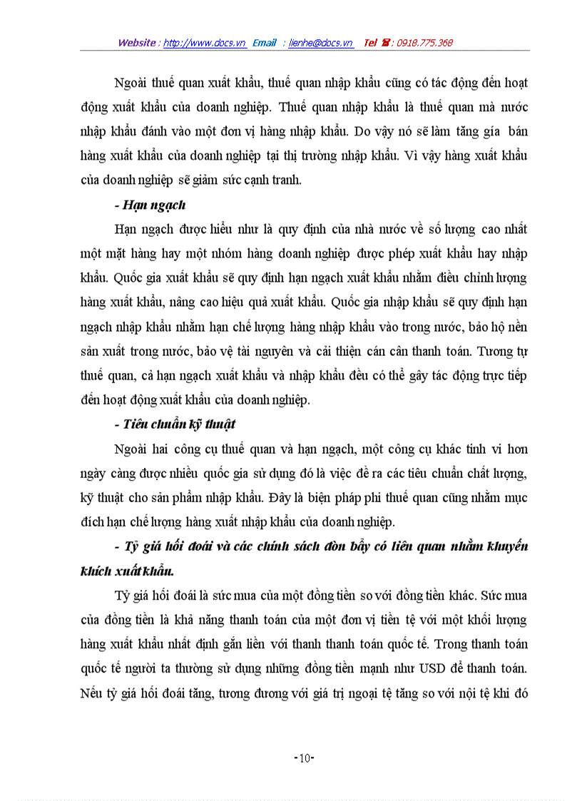 image for page Một số giải pháp chủ yếu nhằm thúc đẩy xuất khẩu hàng nông sản của công ty VILEXIM