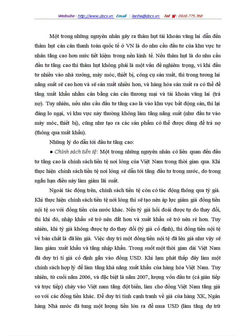 image for page Cán cân thanh toán của Việt Nam và các nguyên nhân giải pháp cho sự thâm hụt cán cân thương mại quốc tế của Việt Nam