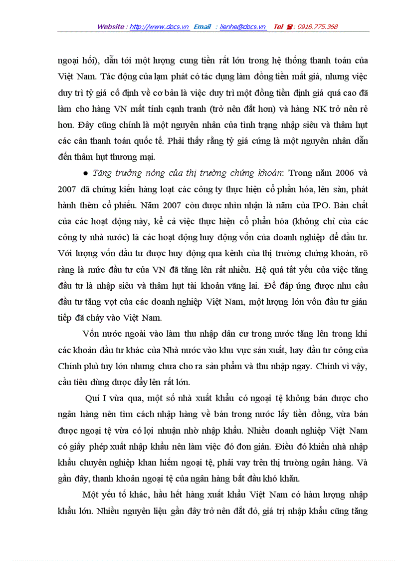 image for page Cán cân thanh toán của Việt Nam và các nguyên nhân giải pháp cho sự thâm hụt cán cân thương mại quốc tế của Việt Nam