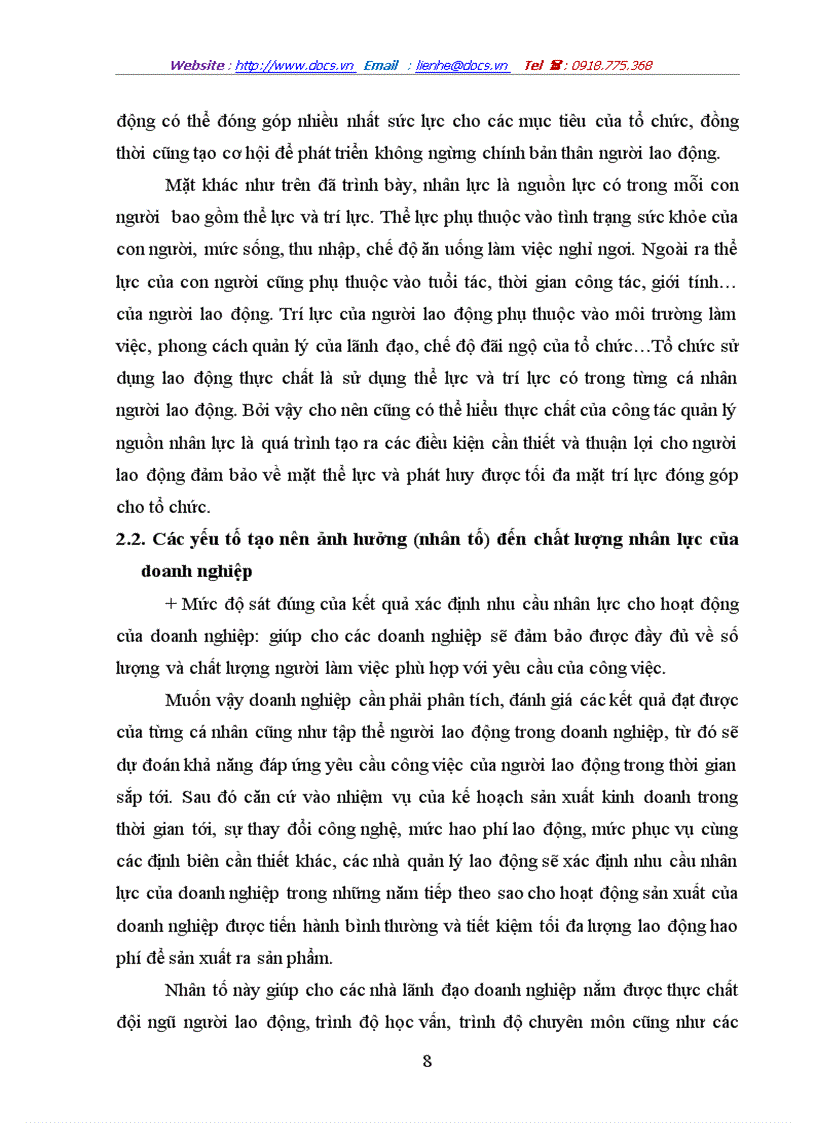 image for page Chất lượng nhân lực của Tổng công ty xay dựng công trình giao thông 8 Nguyên nhân và hướng biện pháp nâng cao