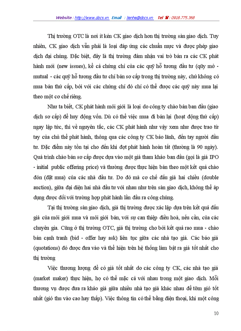 image for page Khái niệm về thị trường otc