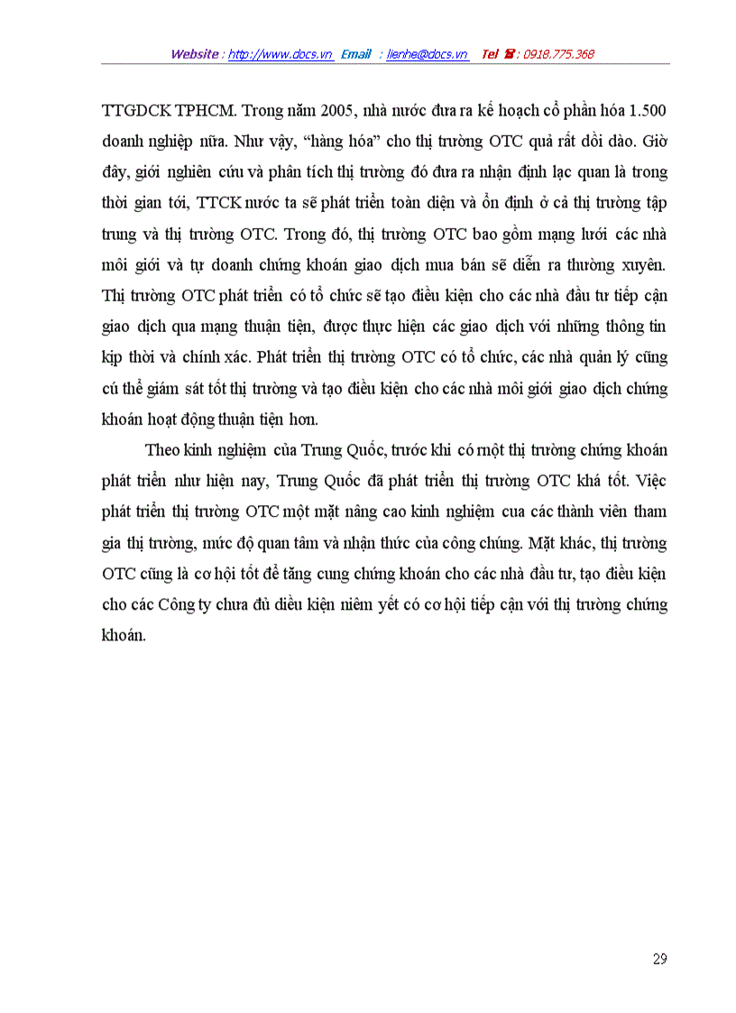 image for page Khái niệm về thị trường otc