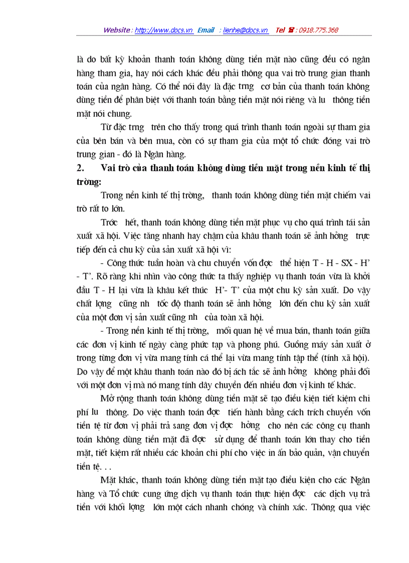 image for page Những vấn đề cơ bản về thanh toán không dùng tiền mặt trong nền kinh tế thị trường