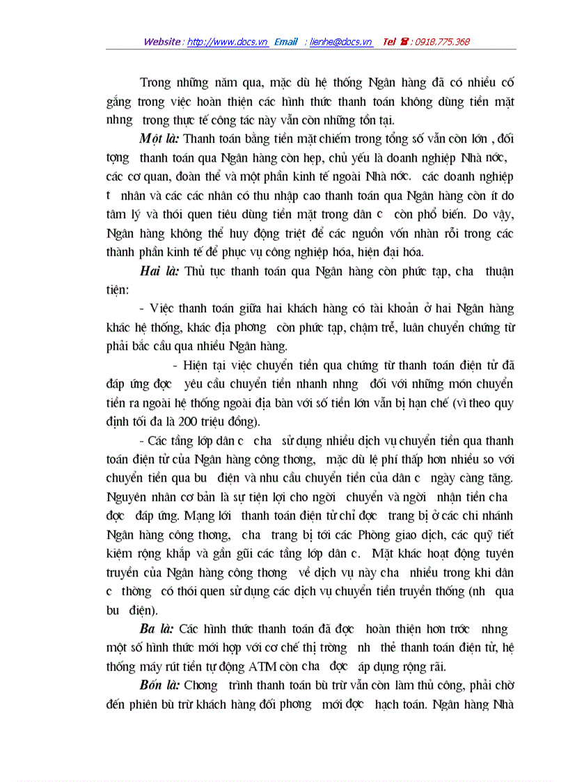 image for page Những vấn đề cơ bản về thanh toán không dùng tiền mặt trong nền kinh tế thị trường
