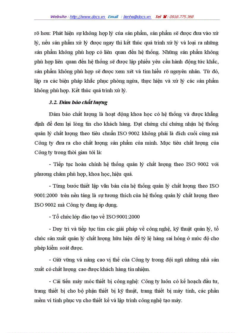 image for page Một số phương pháp và biện pháp cơ bản nhằm nâng cao chất lượng sản phẩm tại Công ty cơ khí Hà Nội