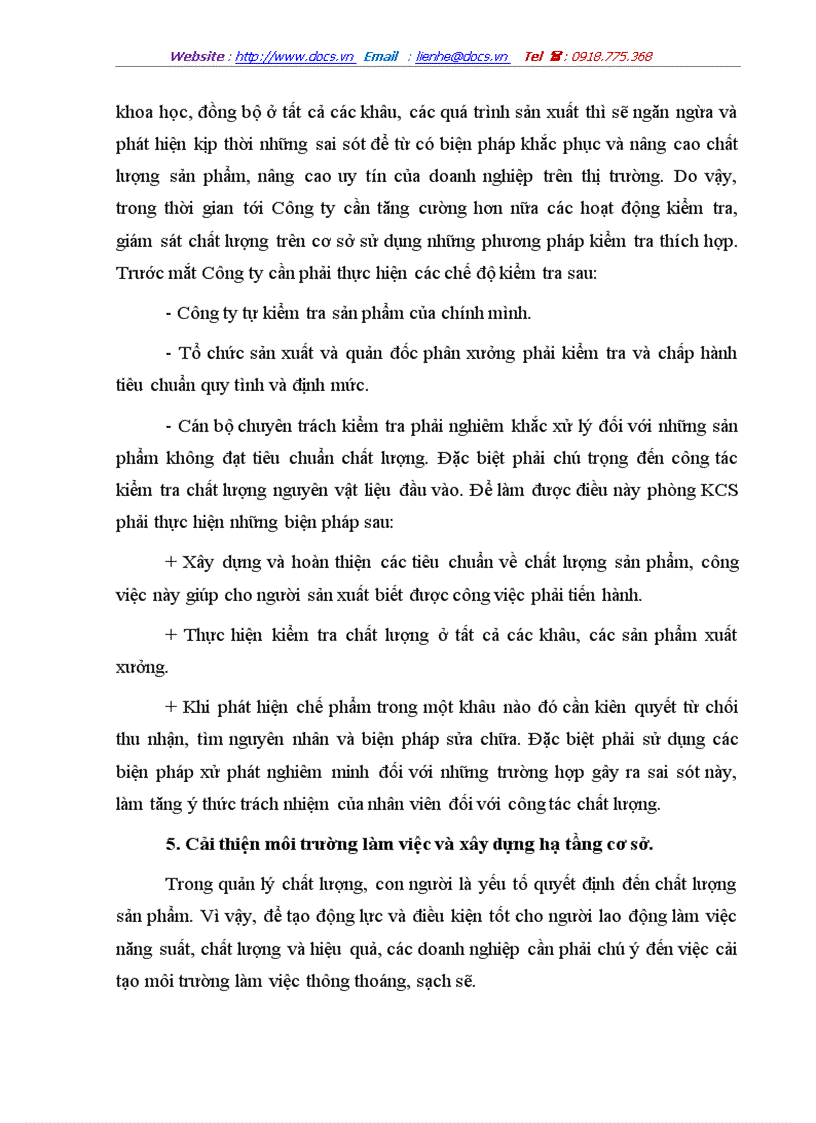 image for page Một số phương pháp và biện pháp cơ bản nhằm nâng cao chất lượng sản phẩm tại Công ty cơ khí Hà Nội