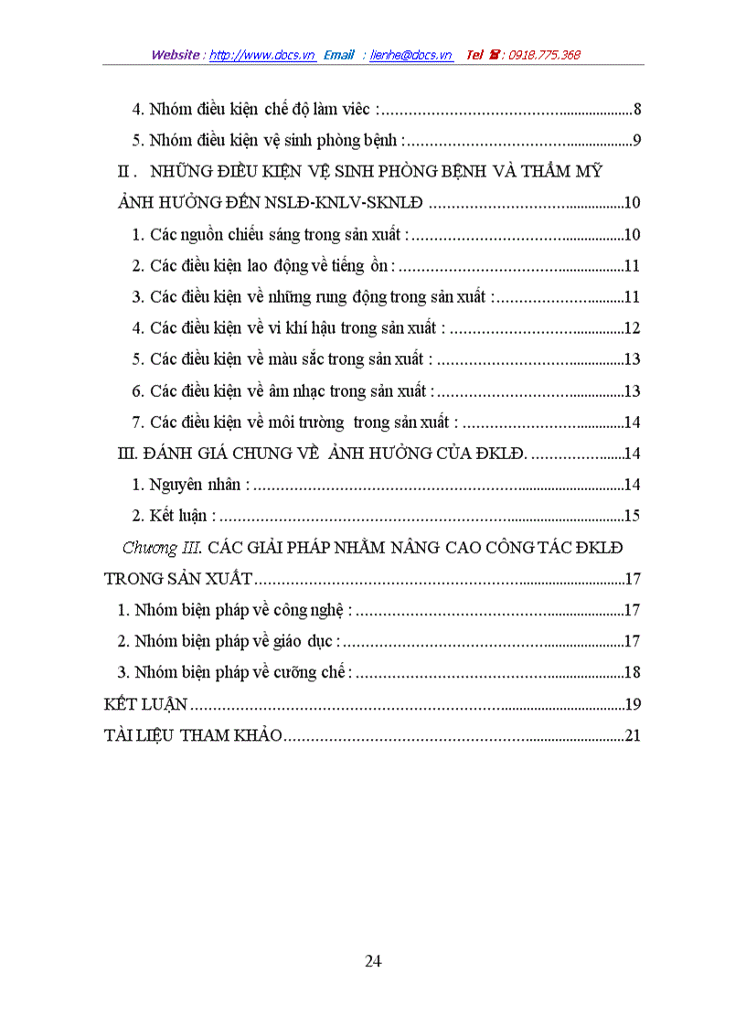 image for page Các giải pháp nhằm nâng cao quá trình cải thiện điều kiện lao động trong tổ chức doanh nghiệp