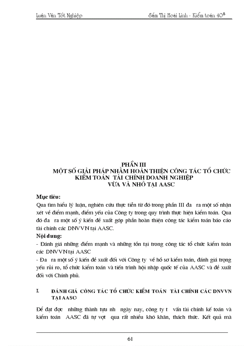 image for page Tổ chức kiểm toán báo cáo tài chính các DNVVN do Công ty Dịch vụ Tư vấn Tài chính Kế toán và Kiểm toán thực hiện