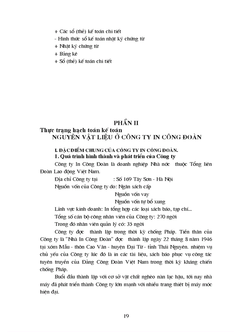 image for page Một số ý kiến đề xuất nhằm hoàn thiện công tác kế toán vật liệu ở công ty in công đoàn