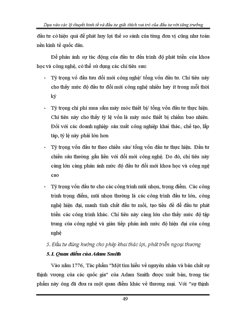 image for page Dựa vào các lý thuyết kinh tế và đầu tư giải thích vai trò của đầu tư đối với tăng trưởng