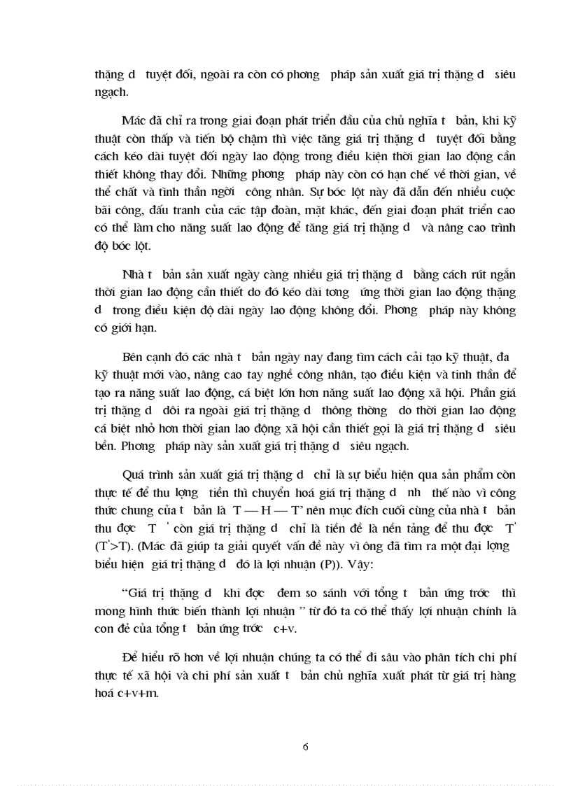 image for page Lý luận Lợi nhuận của CMác và tự vận dụng trong hoạt động của các doanh nghiệp thương mại ở Việt Nam hiện nay