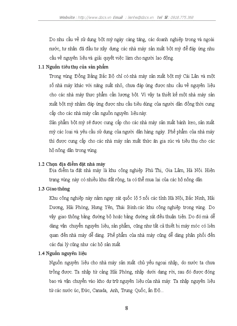 image for page Thiết kế xây dựng nhà máy sản xuất bột mỳ năng xuất150T ngày