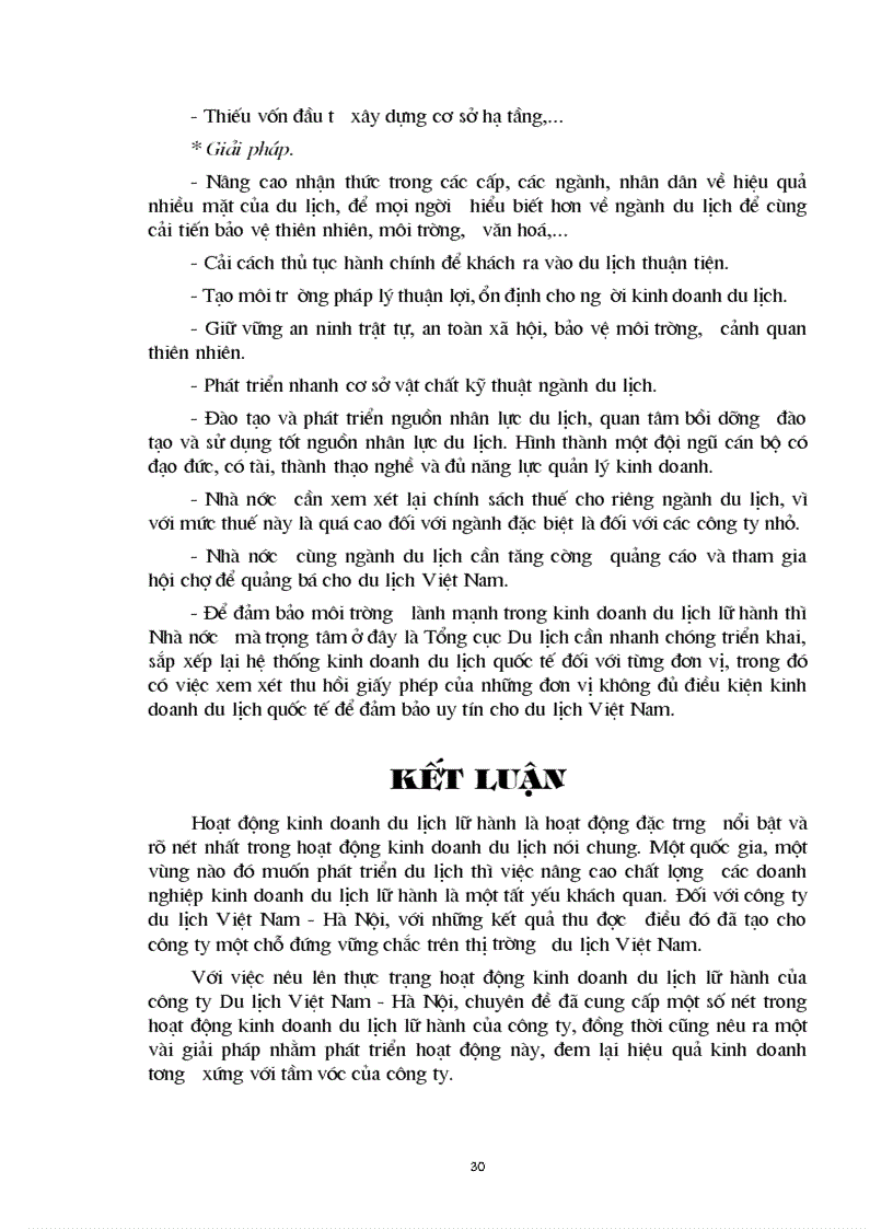 image for page Một số khuyến nghị và giải pháp nhằm phát triển hoạt động kinh doanh du lịch lữ hành của côn
