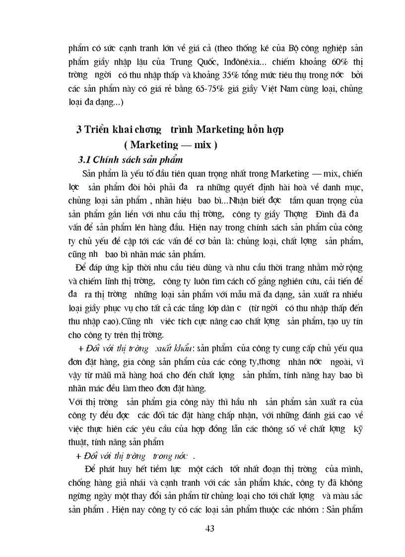 image for page Các giải pháp Marketing nhằm duy trì và mở rộng thị trường của công ty Giầy Thượng Đình