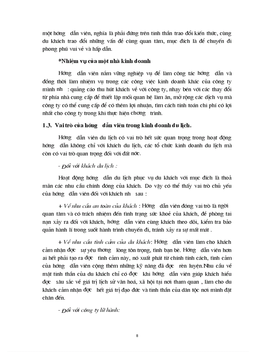 image for page Hoạt động hướng dẫn du lịch trong kinh doanh lữ hành