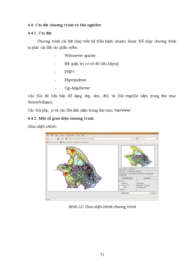 image for page Xây dựng hệ thống quản lý bản đồ số dựa trên công nghệ mapserver