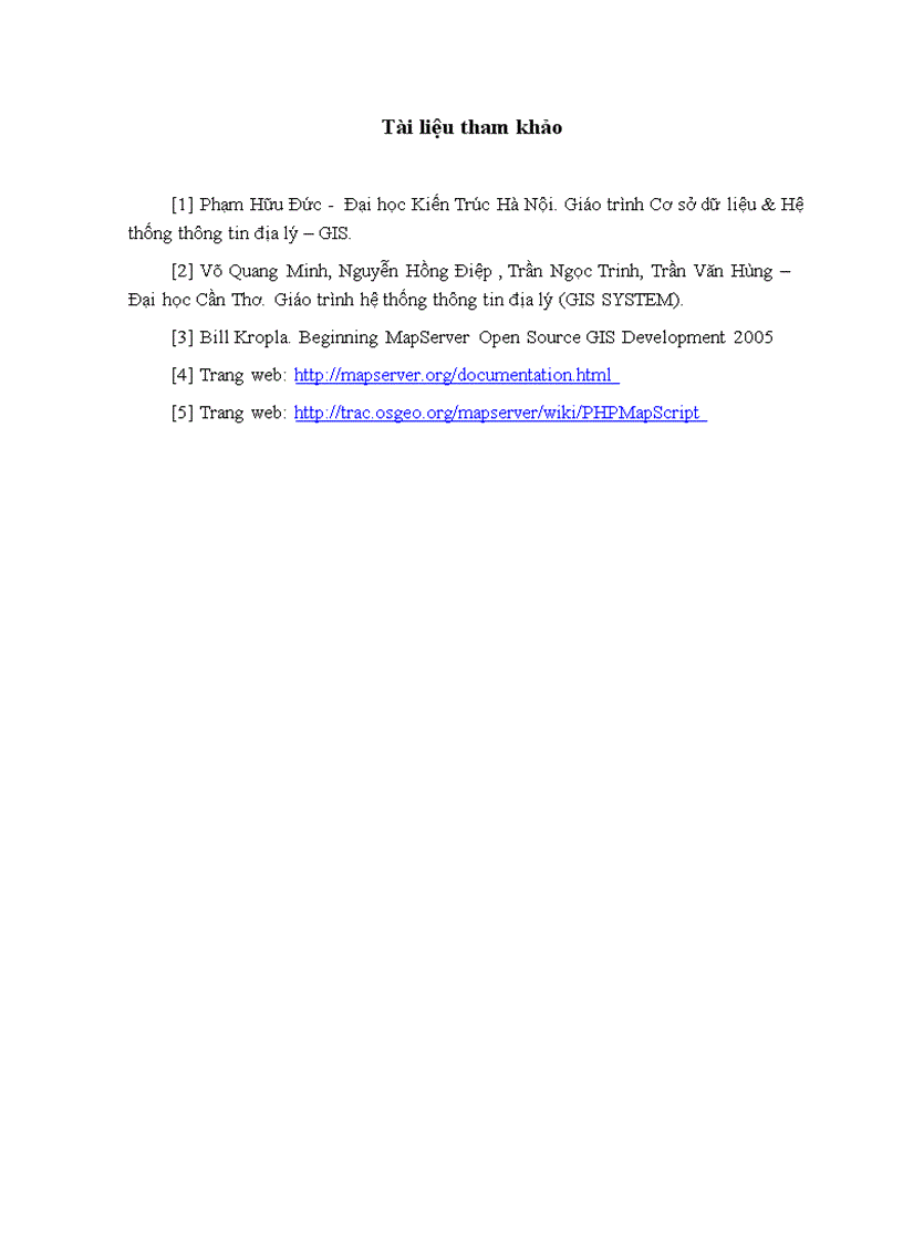 image for page Xây dựng hệ thống quản lý bản đồ số dựa trên công nghệ mapserver