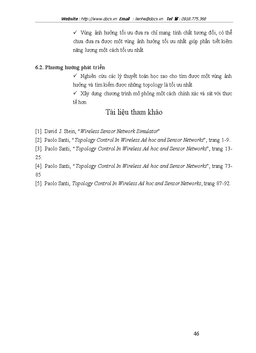 image for page Tối ưu hóa topology trong mạng ad hoc