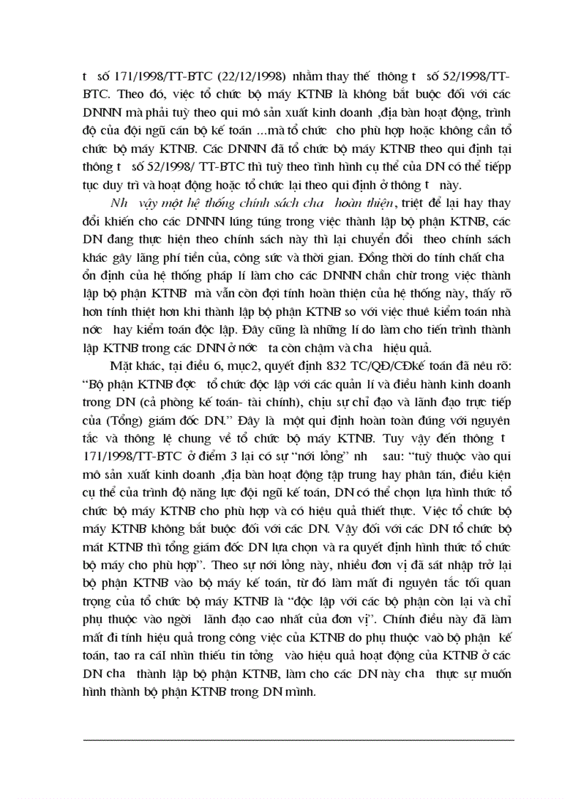 image for page Một số vấn đề về tổ chức kiểm toán nội bộ trong các doanh nghiệp Nhà nước ở Việt Nam hiện nay