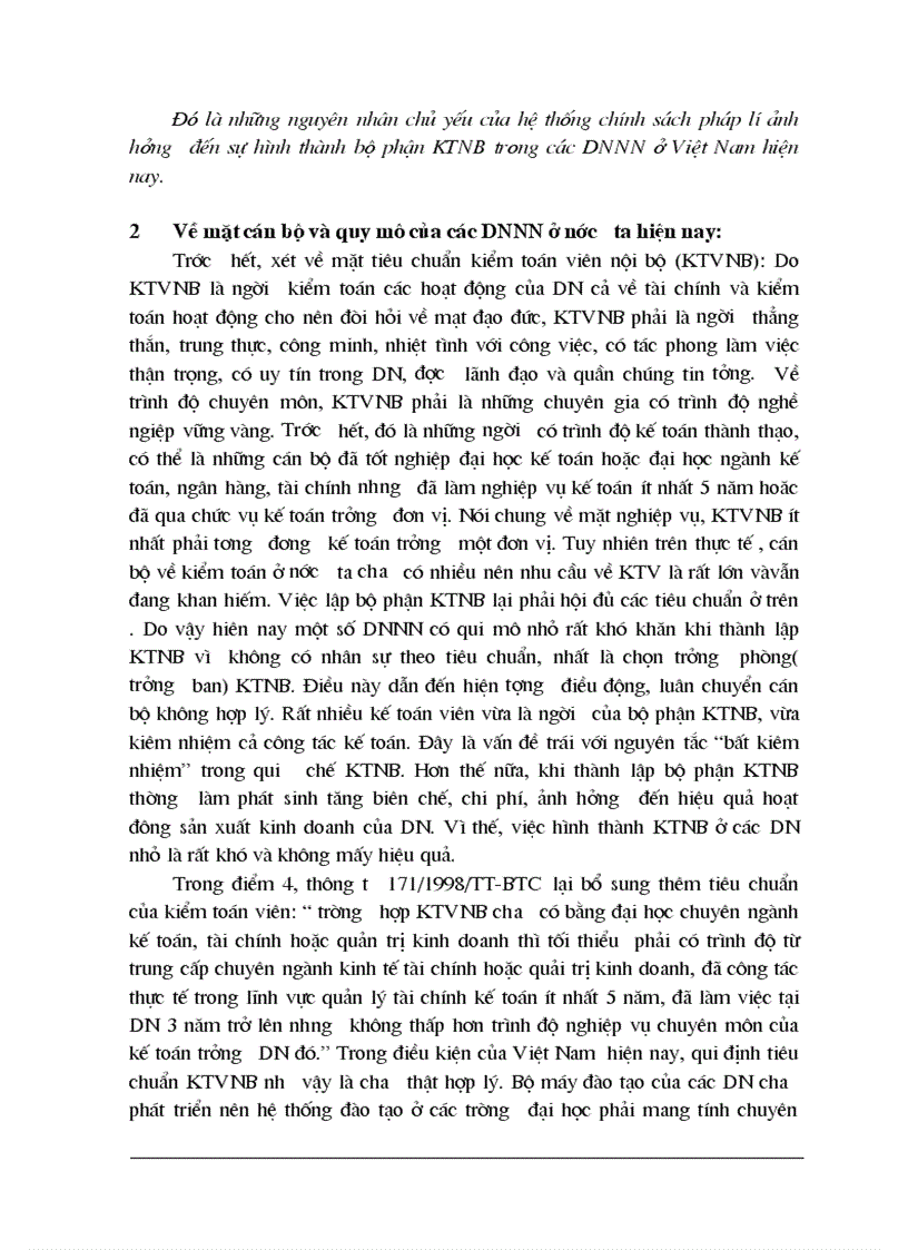 image for page Một số vấn đề về tổ chức kiểm toán nội bộ trong các doanh nghiệp Nhà nước ở Việt Nam hiện nay