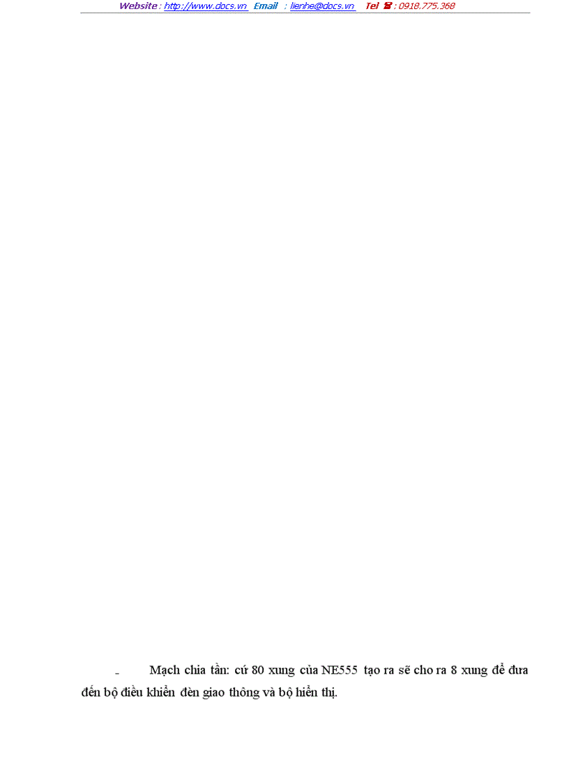 image for page Thiết kế mạch điều khiển đèn giao thông