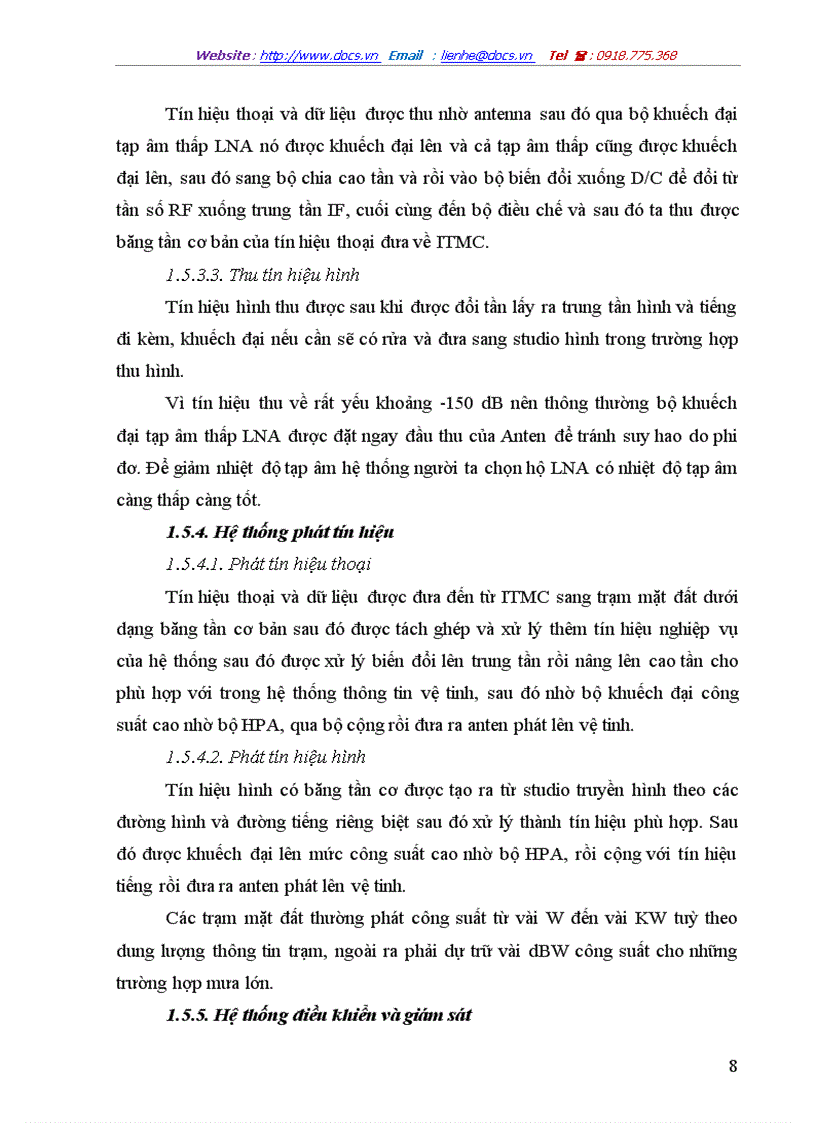 image for page Nghiên cứu thiết kế để lắp đặt trạm thu truyền hình trực tiếp từ vệ tinh cho cá nhân và tập thể