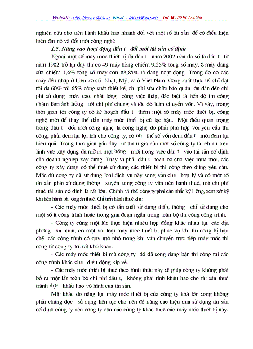 image for page Một số giải pháp nhằm nâng cao hiệu quả sử dụng vốn ở công ty xây dựng cầu 75