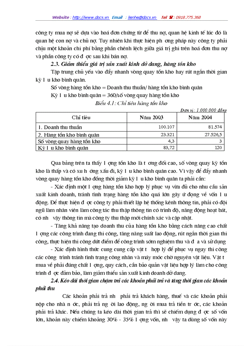 image for page Một số giải pháp nhằm nâng cao hiệu quả sử dụng vốn ở công ty xây dựng cầu 75