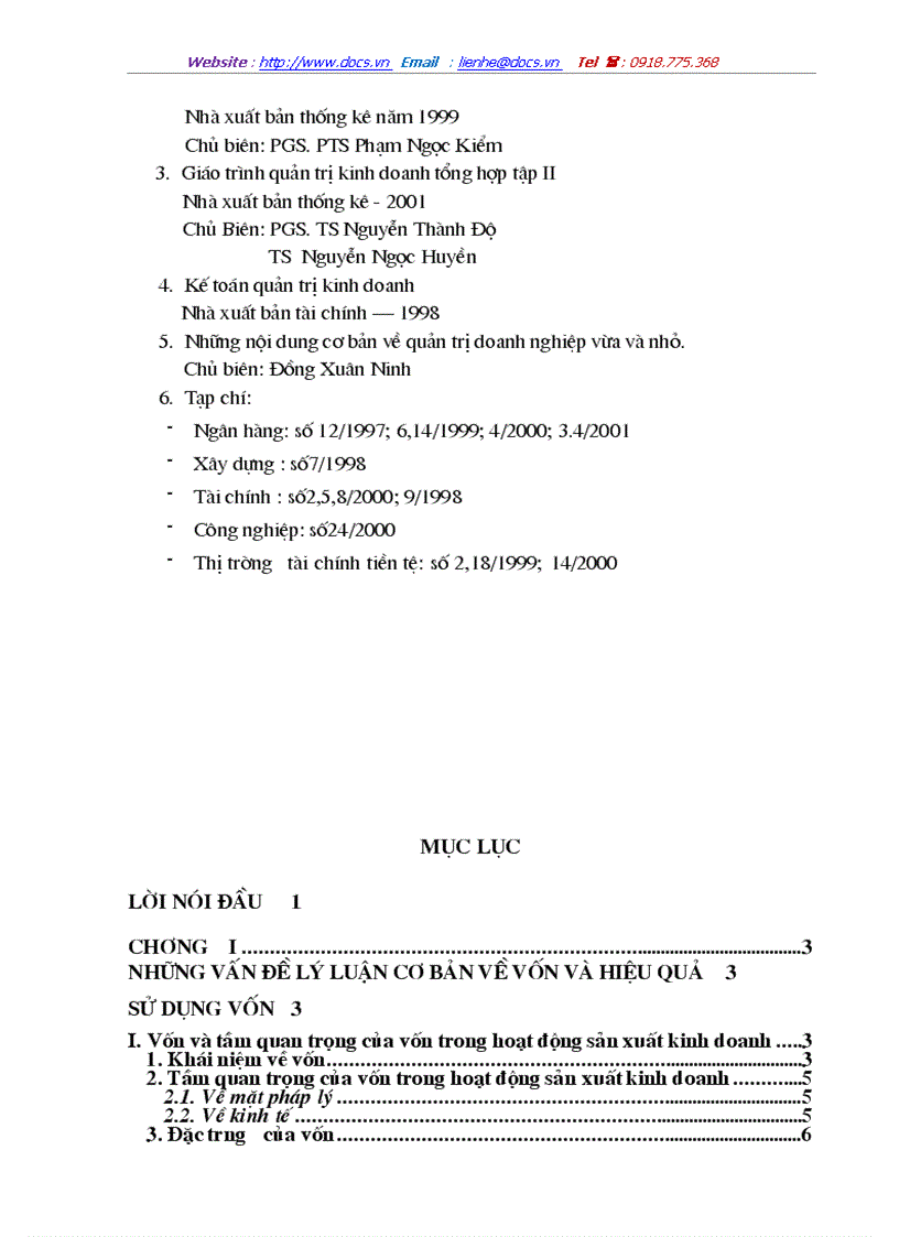 image for page Một số giải pháp nhằm nâng cao hiệu quả sử dụng vốn ở công ty xây dựng cầu 75
