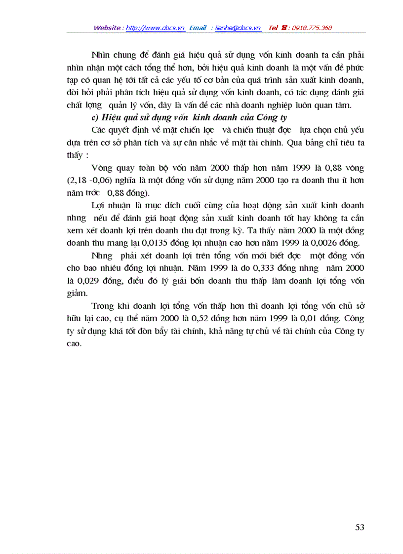 image for page Công tác huy động và sử dụng vốn ở Công ty cơ khí ô tô 1 5