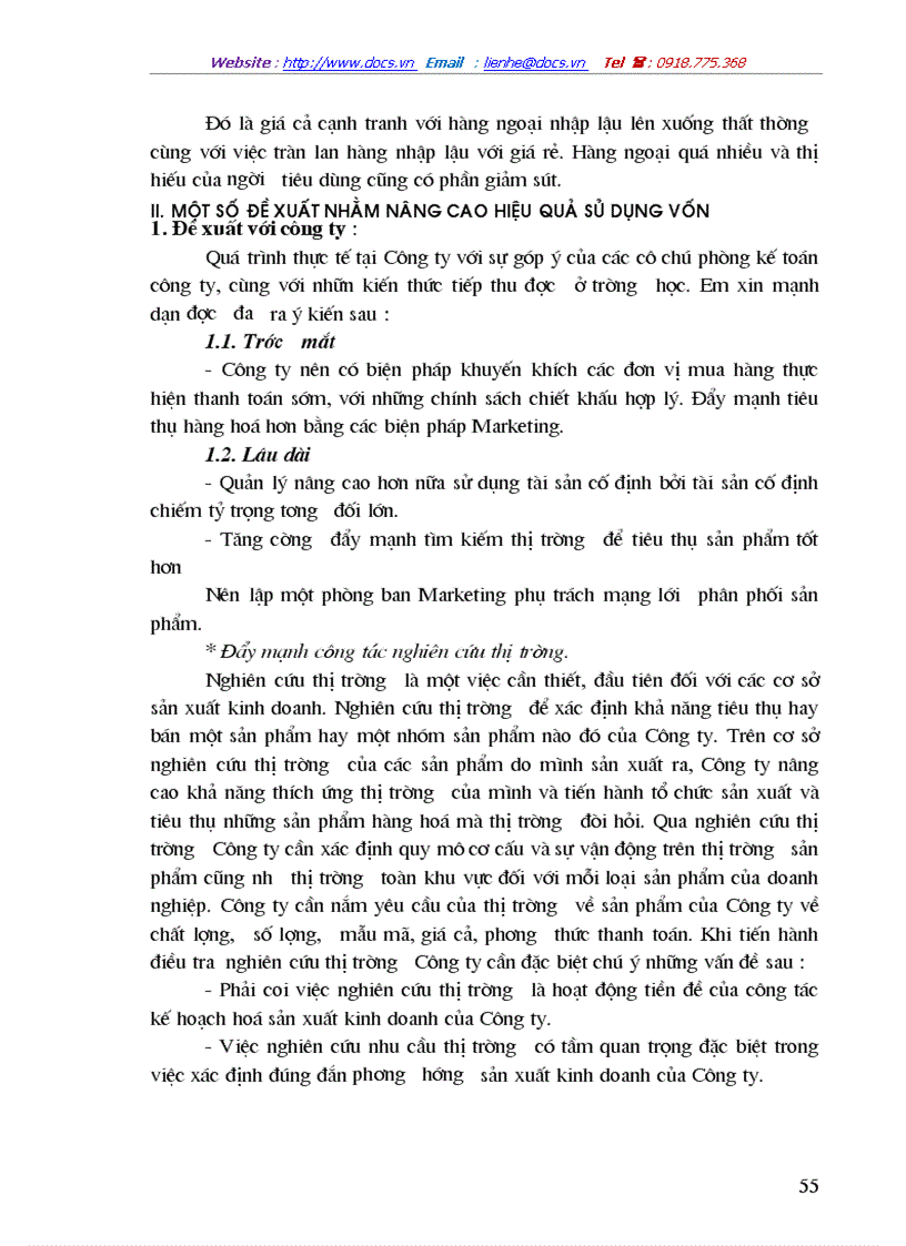 image for page Công tác huy động và sử dụng vốn ở Công ty cơ khí ô tô 1 5