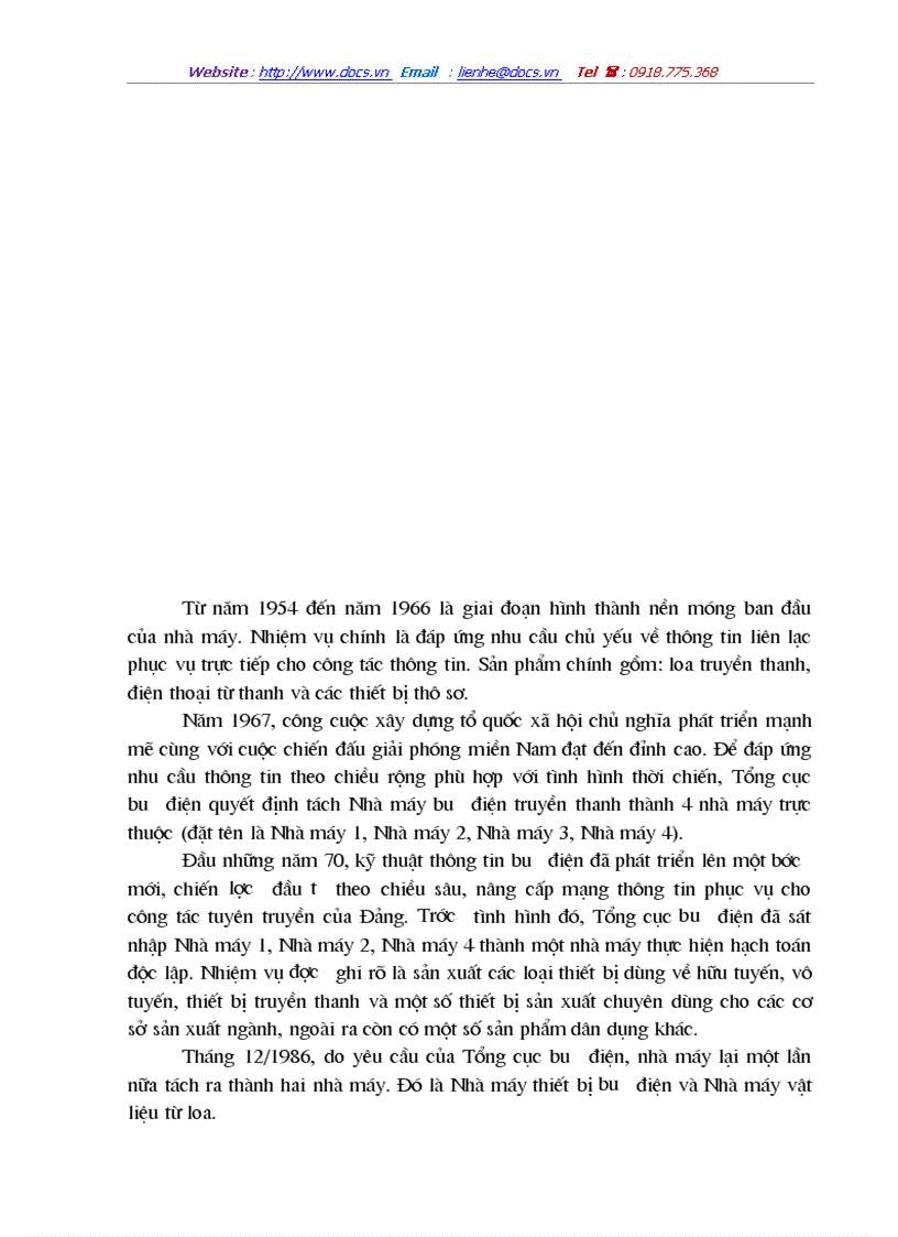 image for page Một số giải pháp nhằm hoàn thiện công tác quản lý lao động tiền lương tại Nhà máy Thiết bị Bưu điện Hà Nội