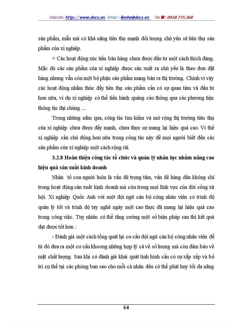 image for page Thực trạng về vốn và hiệu quả sử dụng vốn sản xuất kinh doanh của xí nghiệp quốc anh