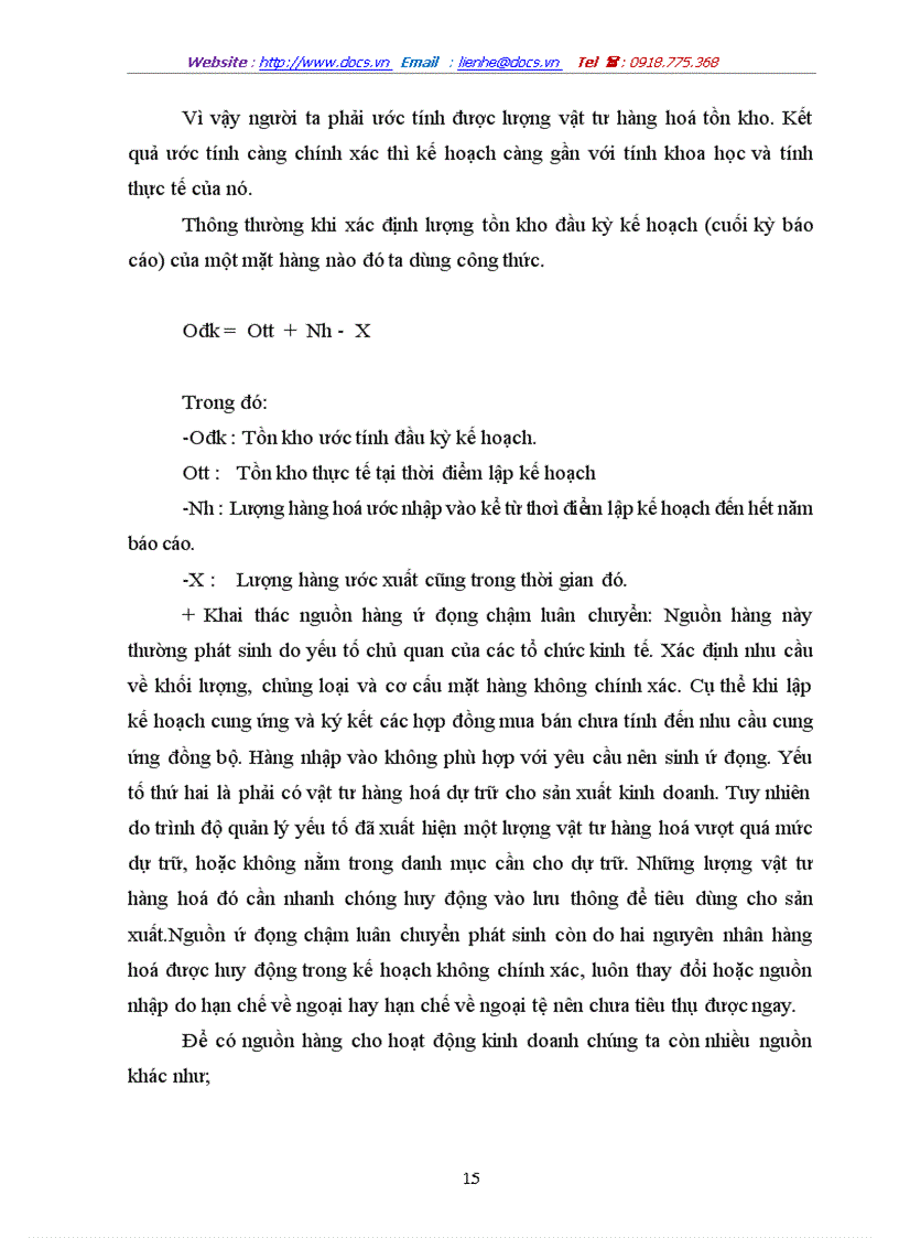 image for page Một số vấn đề về hoạt động đảm bảo vật tư cho sản xuất của Công ty khoá Minh Khai