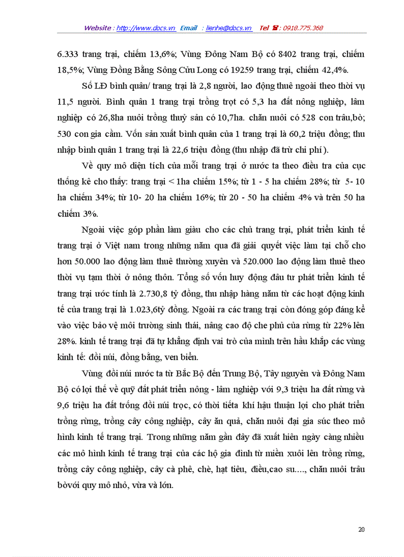 image for page Thực trạng và phát triển kinh tế trang trại của sơn la