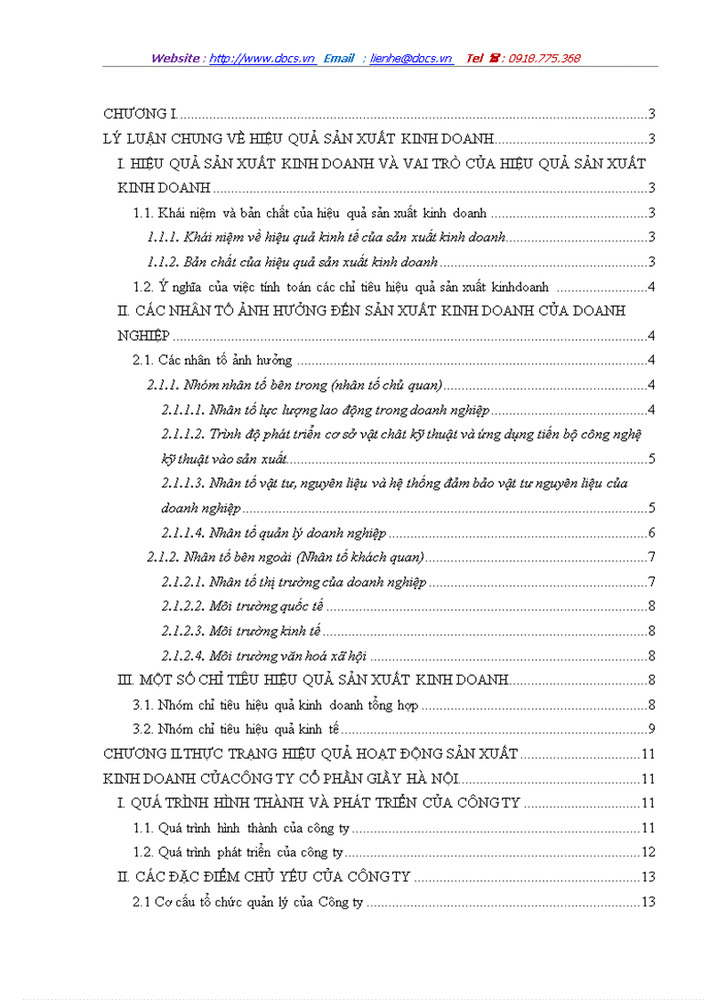 image for page Một số giả pháp nhằm nâng cao hiệu quả sản xuât kinh doanh ở Công ty Cổ phần giầy Hà Nội