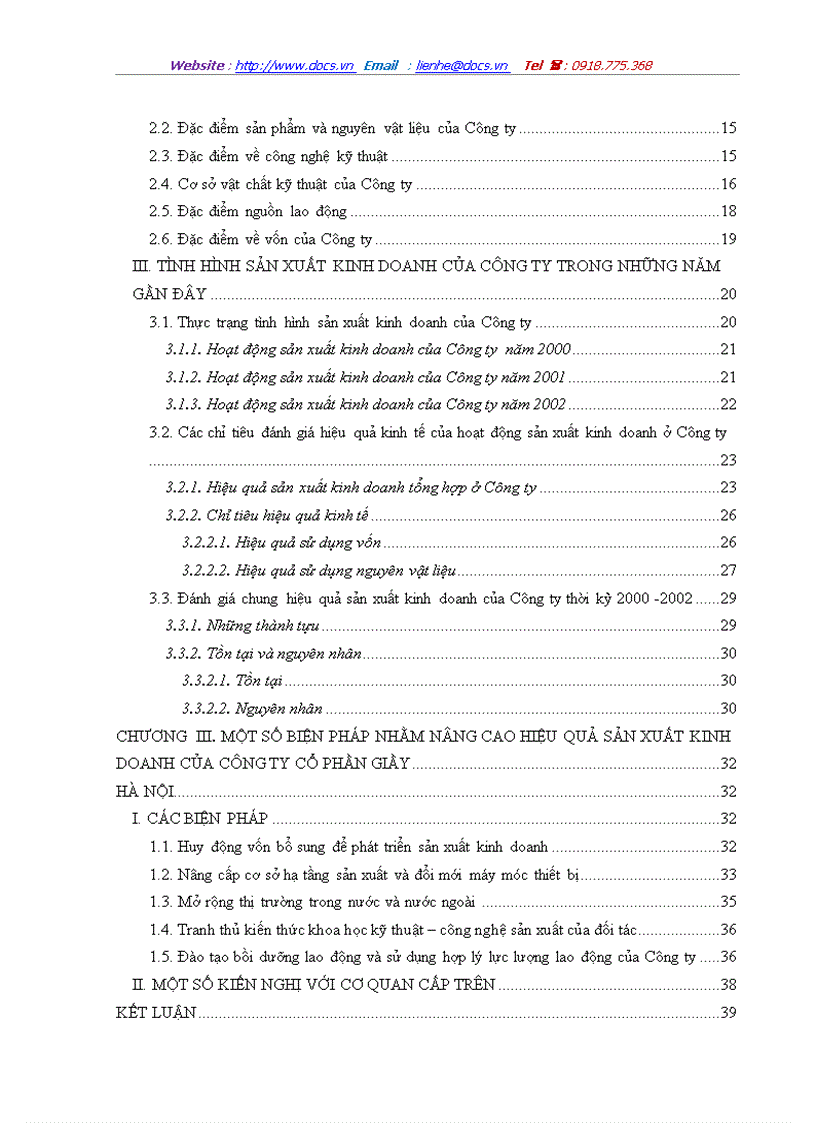 image for page Một số giả pháp nhằm nâng cao hiệu quả sản xuât kinh doanh ở Công ty Cổ phần giầy Hà Nội
