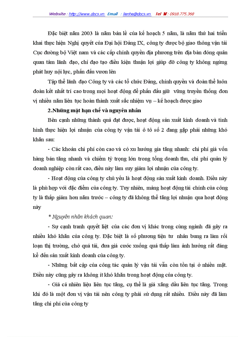 image for page Một số biện pháp chủ yếu nhằm nâng cao lợi nhuận ở Công ty Vận tải ô tô số 2