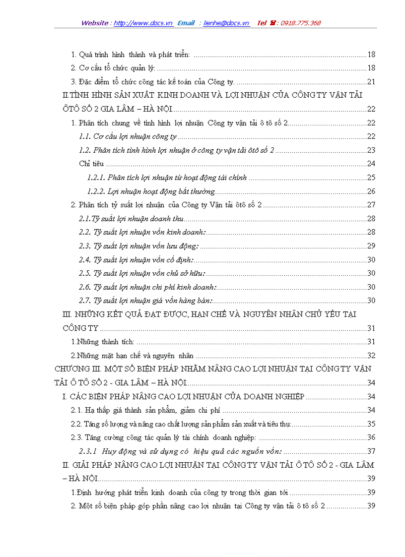 image for page Một số biện pháp chủ yếu nhằm nâng cao lợi nhuận ở Công ty Vận tải ô tô số 2
