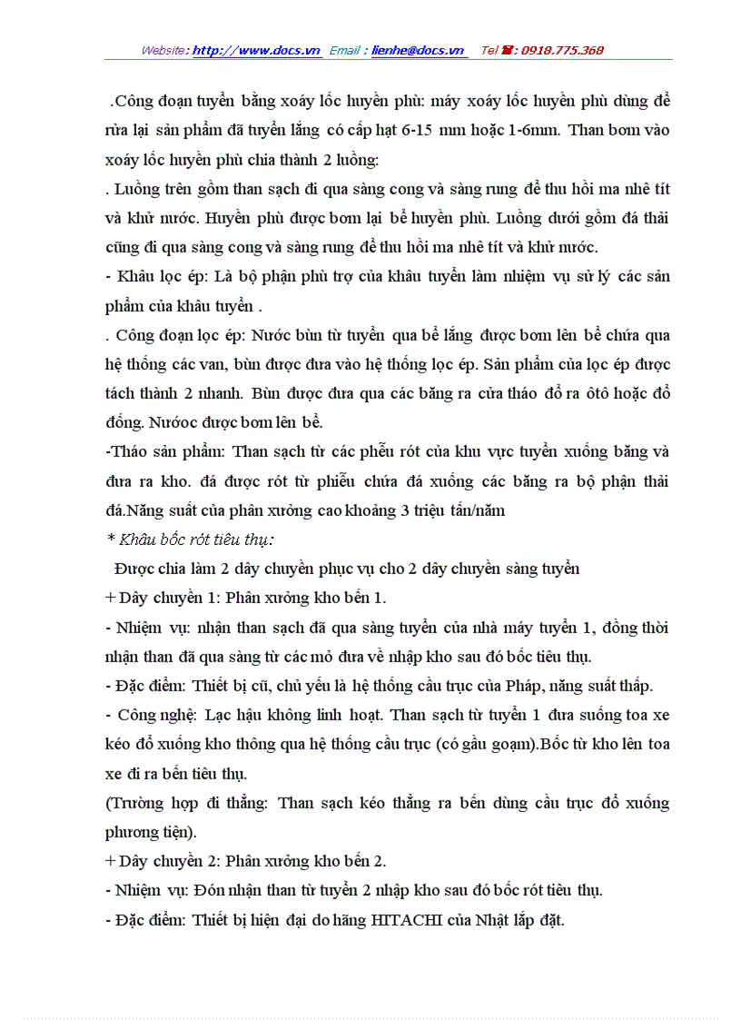 image for page Phân tích hiệu quả sản xuất kinh doanh và một số biện pháp nâng cao hiệu quả sản xuất kinh doanh của Công ty Tuyển than Cửa Ông