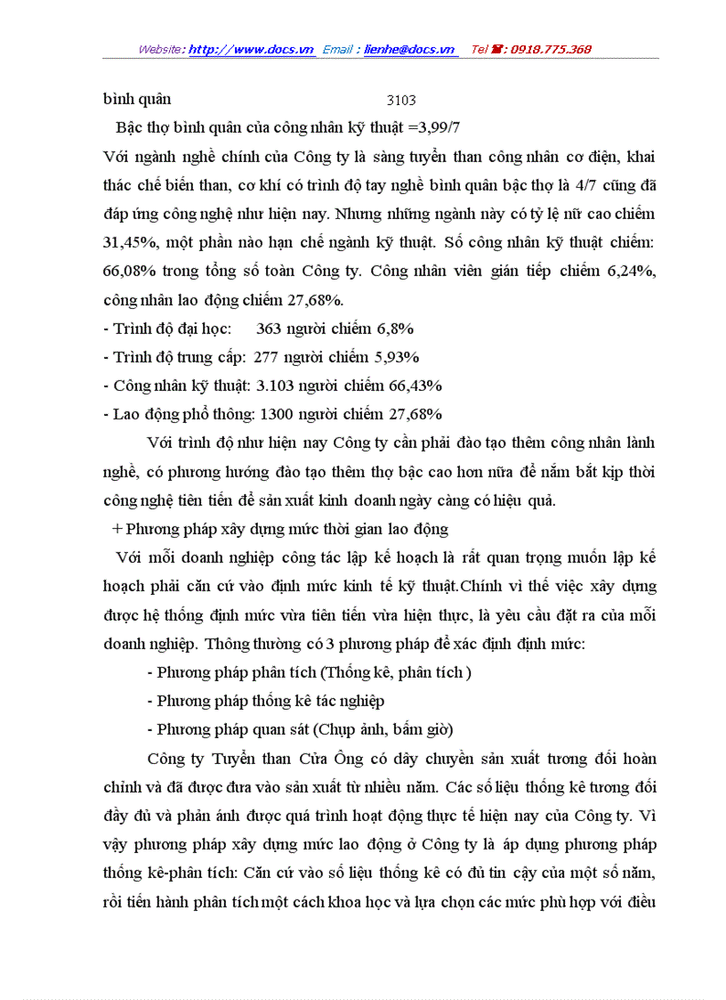 image for page Phân tích hiệu quả sản xuất kinh doanh và một số biện pháp nâng cao hiệu quả sản xuất kinh doanh của Công ty Tuyển than Cửa Ông