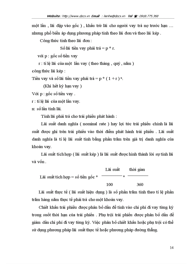 image for page Kế toán nợ vay và chi phí nợ vay