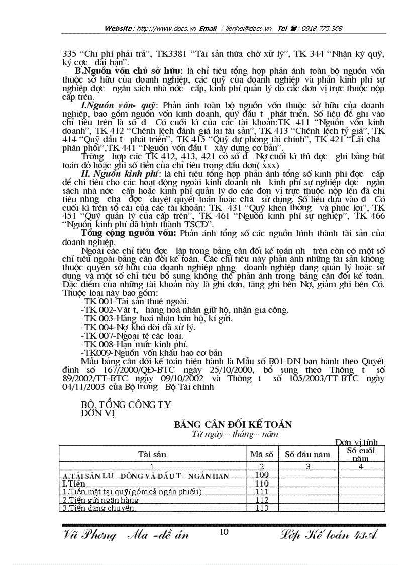 image for page Bàn về nội dung phương pháp lập trình bày kiểm tra và phân tích bảng cân đối kế toán trong doanh nghiệp